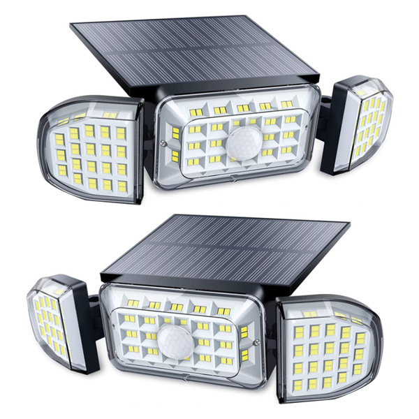 164LED Настенный светильник на солнечных батареях Датчик движения ...