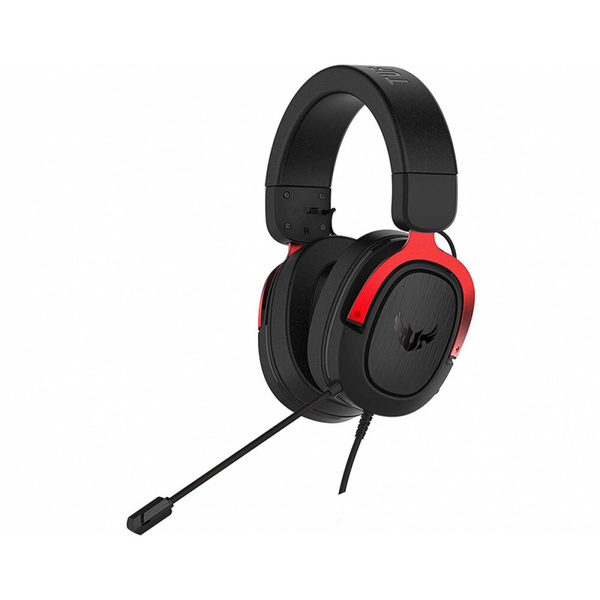 Игровые наушники ASUS TUF Gaming H3 (90YH02AR-B1UA00), красный, черный ...
