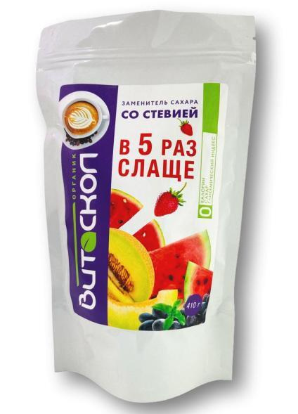 Сахарозаменитель со стевией в 5 раз слаще 410г, ВИТАСКОЛ - купить с ...