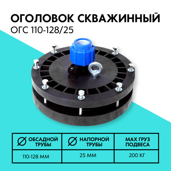 DELRUS Оголовок для скважин купить на OZON по низкой цене (572324411)