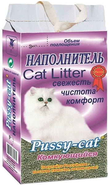 Pussy-cat Наполнитель Комкующийся - купить с доставкой по выгодным ...