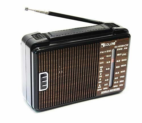 Радиоприемник с телескопической антенной переносной FM AM SW1 SW2 ...