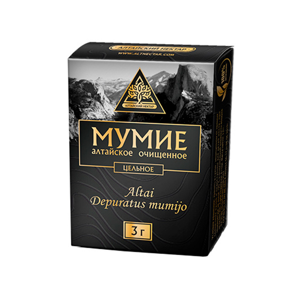 Алтайский нектар Мумиё алтайское очищенное цельное (3 гр) купить на ...