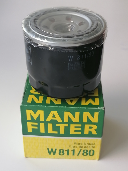 Фильтр масляный MANN FILTER W811/80 - купить по выгодным ценам в ...