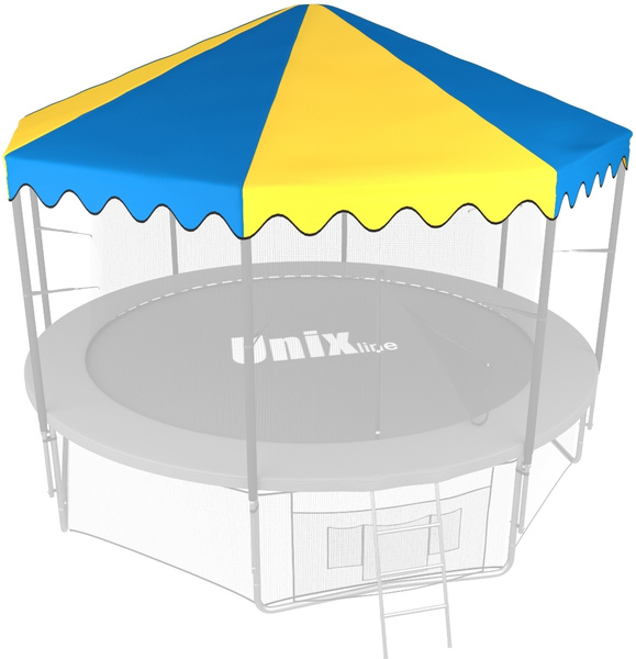 Крыша для батута UNIX Line 12 ft Blue/Yellow - купить с доставкой по ...