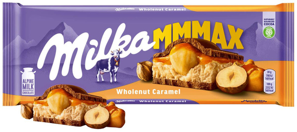 Milka Big Table MMMAX Toffee Whole Nuts Opening 300g Chocolate - YouTube