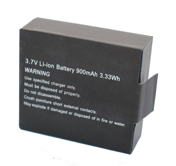 Аккумулятор 900 mAh для экшн камер Sjcam SJ4000/5000/M10/1000 F10 и др ...