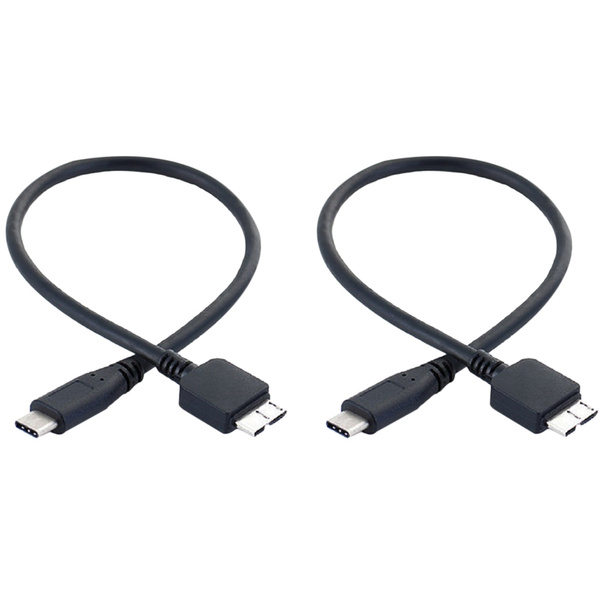 2X Кабель для жесткого диска, USB 3.1 Type-C Male to USB 3.0 Micro-B ...