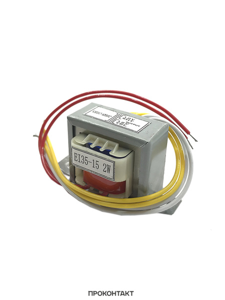 Трансформатор 12V-0-12V 2W EI35*15 220V - купить с доставкой по ...