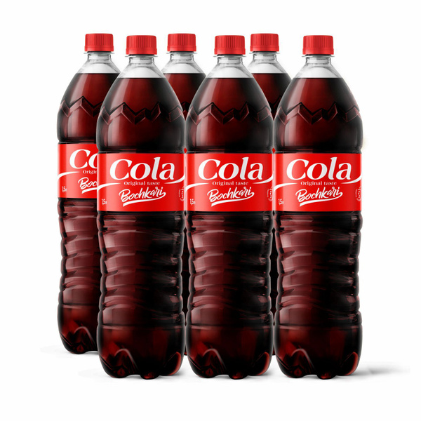 Газированный напиток Кола(Cola) Бочкари, 6 шт х 1,5 л - купить с ...