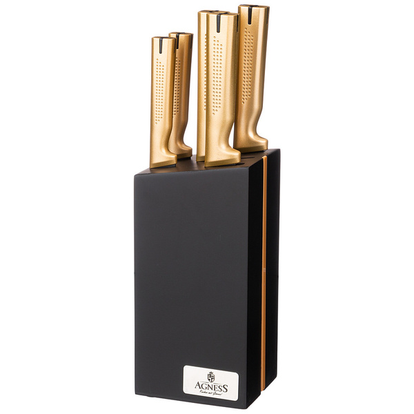 Набор кухонных ножей Agness, Нержавеющая сталь купить по низкой цене с ...