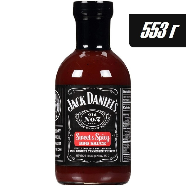 Соус Jack Daniel's (Джек Дэниэлс) Sweet & Spicy BBQ Sause (для барбекю ...