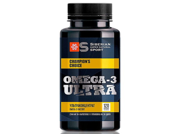 Омега-3 Ультра для защиты сердца,мозга, снижения веса,Сибирское ...