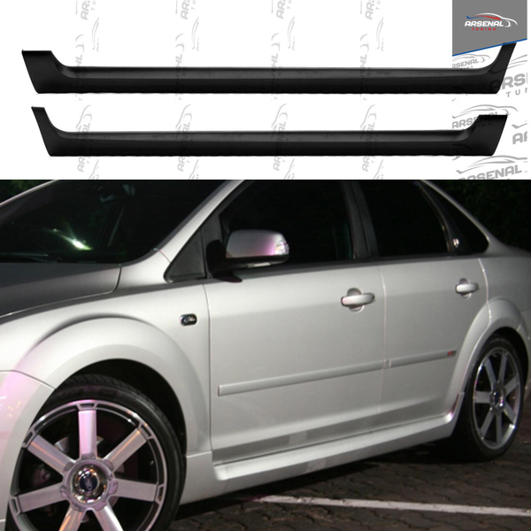 Накладки на пороги ST для автомобиля Ford Focus 2 (Форд Фокус) 2004 ...
