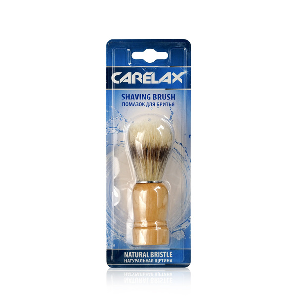 Carelax Помазок для бритья Shaving brush из НАТУРАЛЬНОЙ щетины - купить ...