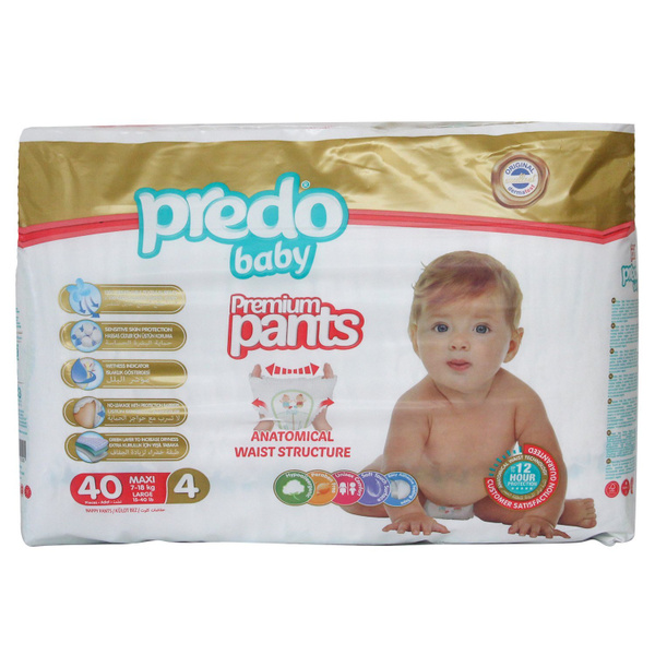 Подгузники-трусики Predo Baby 4 7-18кг 40шт - купить с доставкой по ...