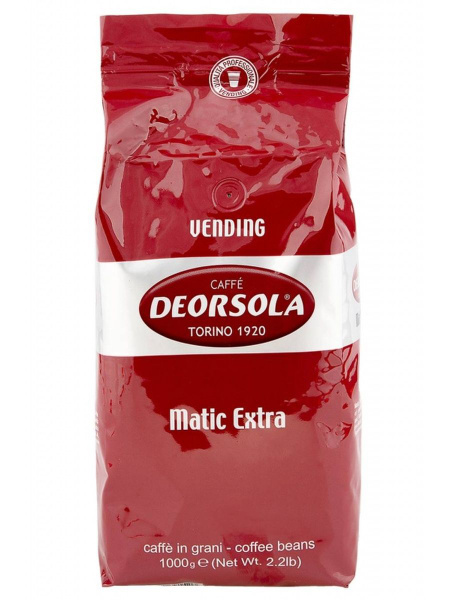 Кофе в зернах Deorsola Matic Extra, 1 кг. - купить с доставкой по ...