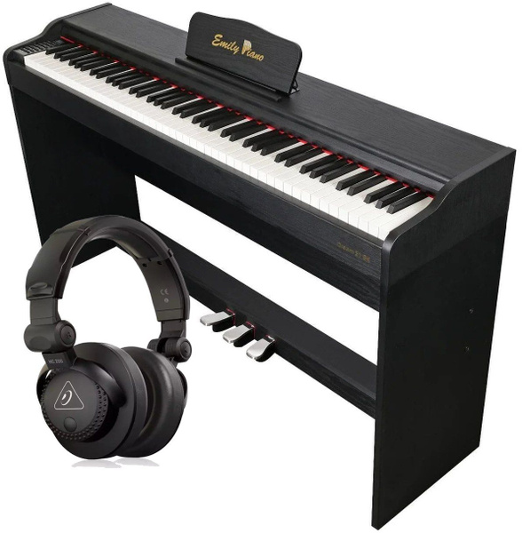 EMILY PIANO D-51 BK - Цифровое фортепиано со стойкой и наушниками ...