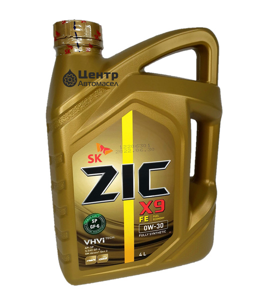 Масло моторное ZIC 0W-30 Синтетическое - купить в интернет-магазине ...