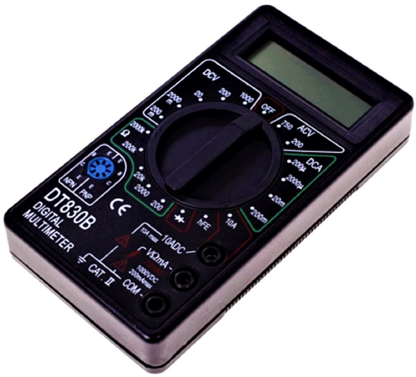 Мультиметр портативный, цифровой / Для тестирования светодиодов ...