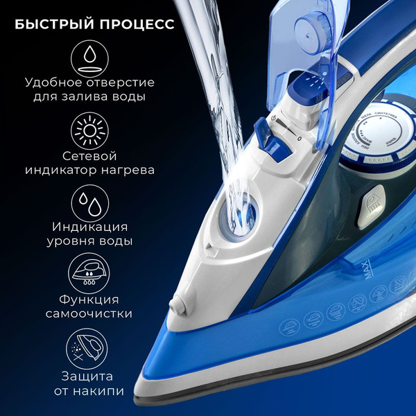 Утюг RuiZe DELTA-217 / сухой и влажный режим глажения / вертикальное ...