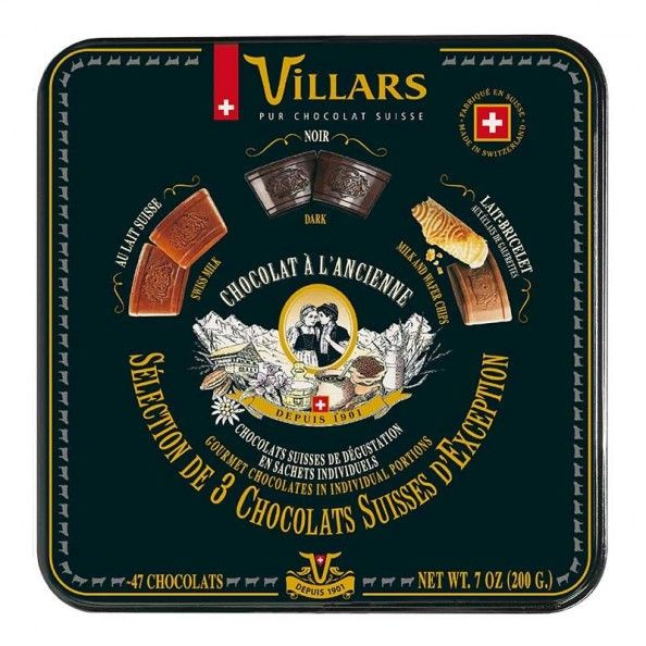 Шоколад Villars ассорти молочный и горький "Шоколад по старинным ...