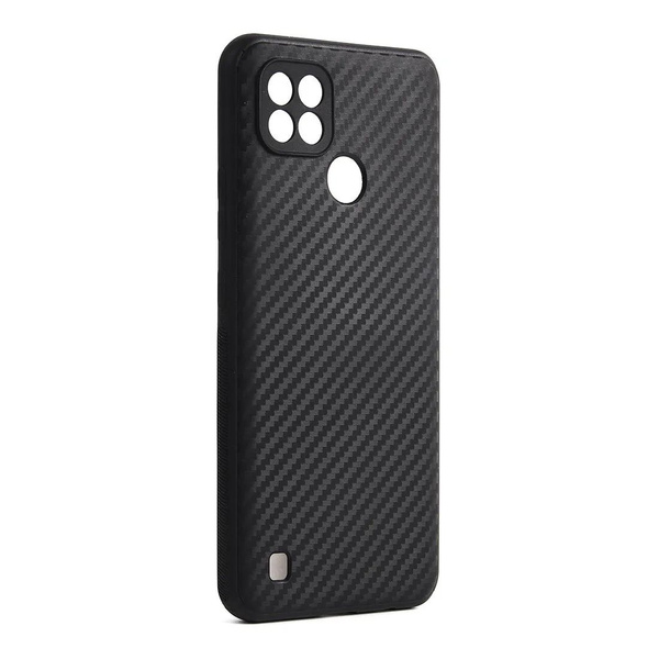 Ультратонкий чехол для Realme C21 (Реалми Ц21) ELLAGECASE Карбон с ...