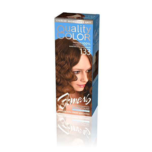Estel Quality Color Гель-краска для волос тон 133 золотисто-коричневый ...