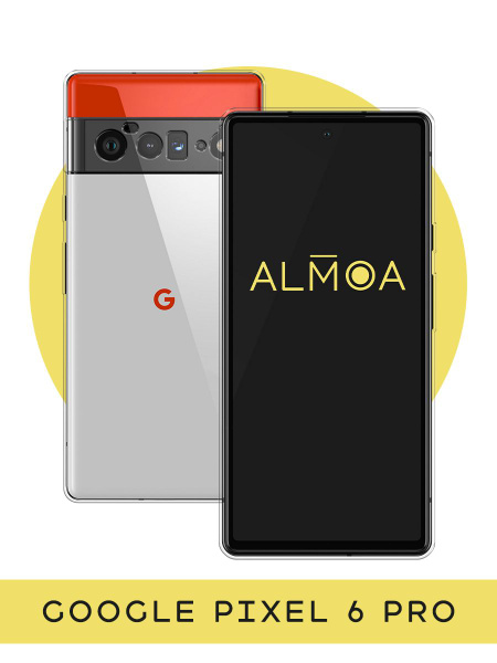 Силиконовый чехол на Google Pixel 6 Pro / Гугл Пиксель 6 Про прозрачный ...