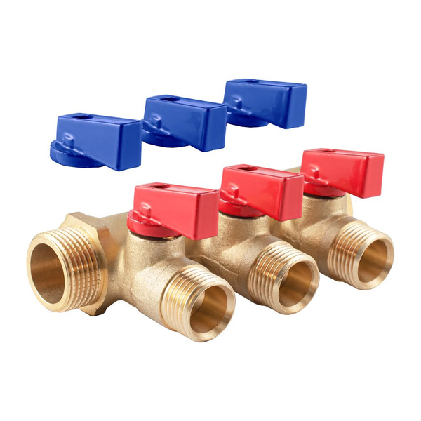 Коллектор с шаровыми кранами PROFACTOR 1/2"нар - купить с доставкой по ...