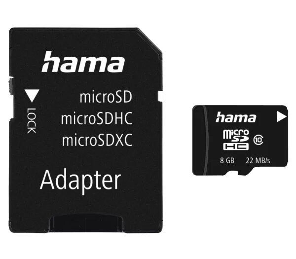 Карта памяти Hama microSD 8GB Class 10 - купить с доставкой по выгодным ...
