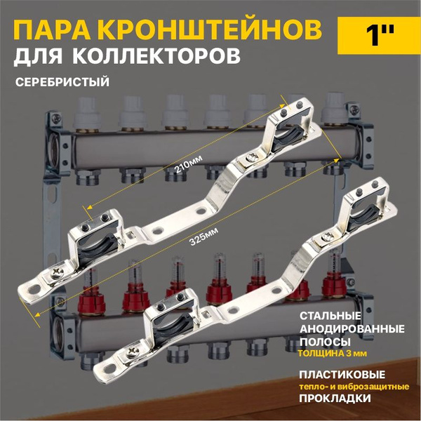 Кронштейн для коллектора универсальный Thermofix для настенного ...