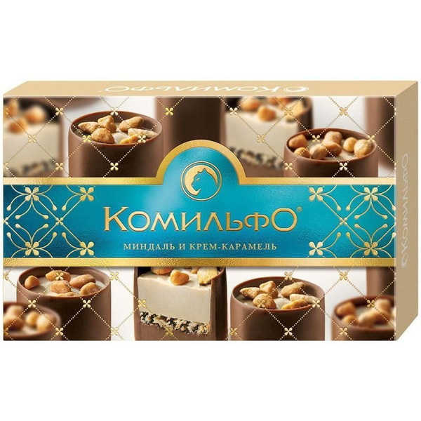Конфеты Комильфо Миндаль и крем-карамель - купить с доставкой по ...