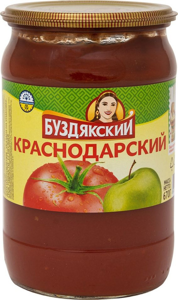 Соус Буздякский Краснодарский 670г х 3шт - купить с доставкой по ...