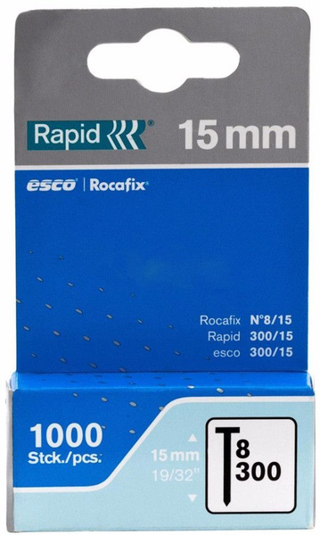 Гвозди для степлера Rapid тип 300, 15мм, 1000 шт - купить по выгодным ...