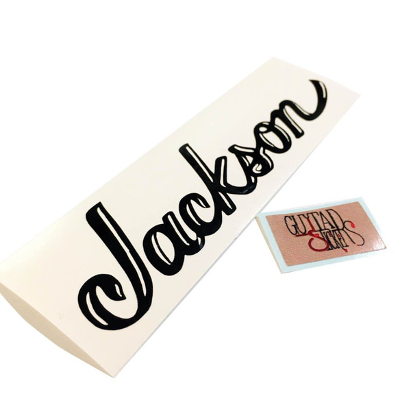 Наклейка на головку грифа гитары "Jackson" - купить с доставкой по ...
