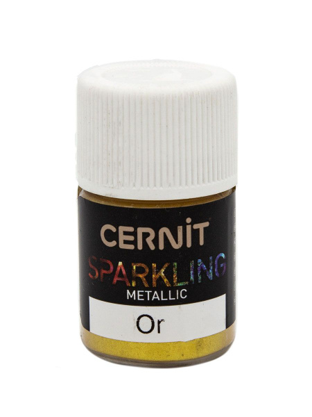 Мика - порошок Cernit, слюда Sparkling Powder Metallic, 5 г, цвет ...