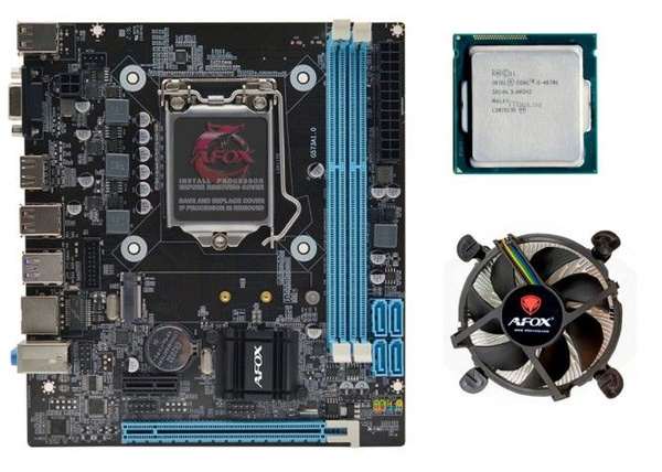 Материнская плата AFOX IH81-MA2-V3-I5-4570 купить по низкой цене с ...