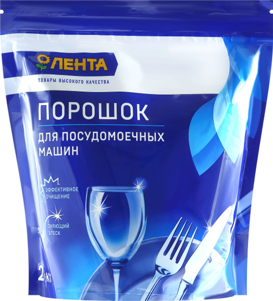 Порошок для посудомоечной машины ЛЕНТА 2кг - купить с доставкой по ...