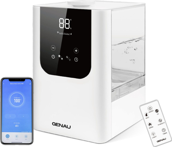 GENAU Увлажнитель воздуха Fresh Air 6L Wifi, белый - купить с доставкой ...