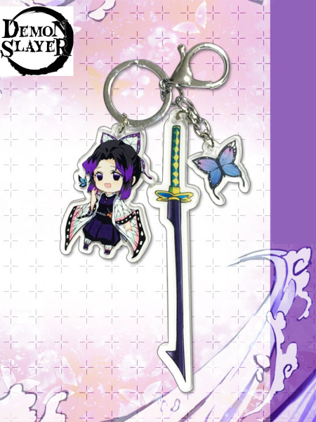 Брелок DRAKON IRG Клинок рассекающий демонов/ акриловый брелочек demon ...