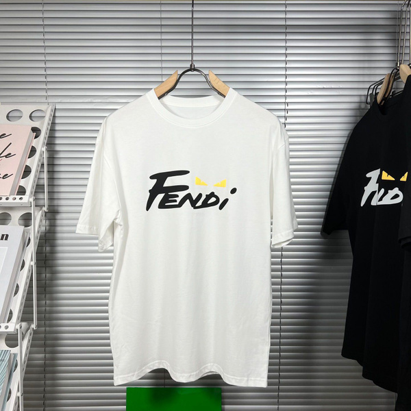 Футболка Fendi, размер 48, цвет белый, 棉花 - купить по выгодной цене в ...