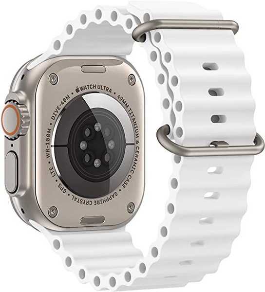 Силиконовый ремешок для часов apple watch 42mm 44mm 45mm 49mm SE Ultra ...