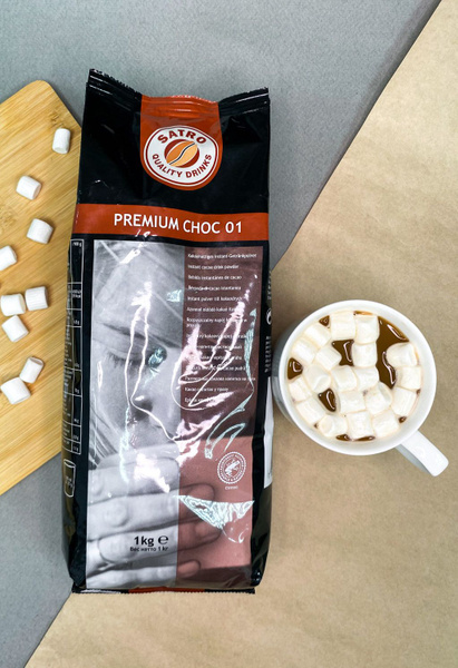 Горячий шоколад горький растворимый Satro Quality Drinks PREMIUM CHOC ...