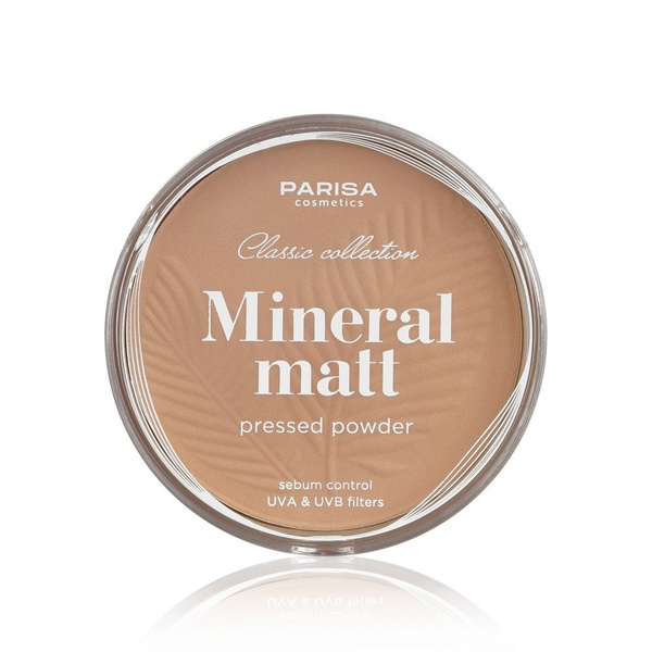 Пудра для лица Parisa Cosmetics Mineral Matt 02 , Насыщенно-бежевый ...