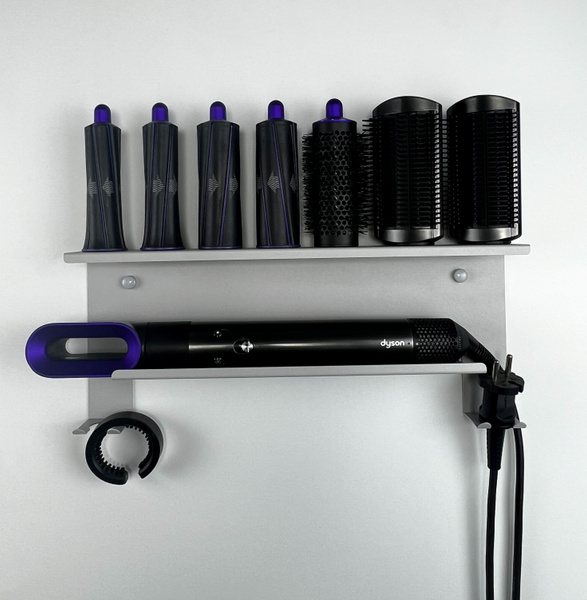 Держатель для дайсона/Держатель для фена Dyson, серый, 38х8х16 см ...