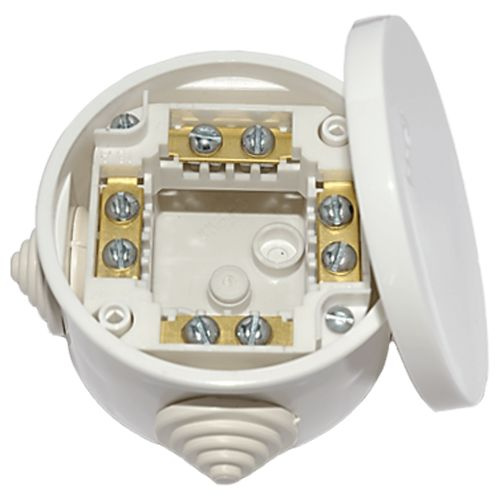 Коробка монтажная с клеммными колодками D87мм Минск - купить по низкой ...