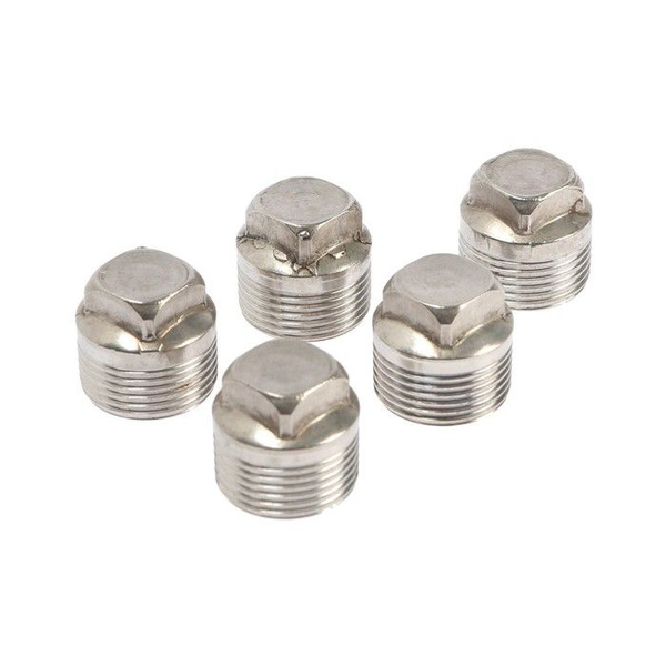 Заглушка ZEIN, 3/4", пробка, наружная резьба, нержавеющая сталь, фитинг ...