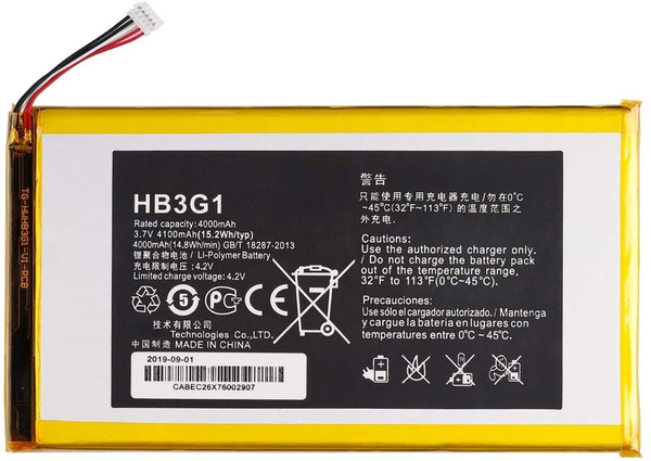 Batterie 4000mAh Pour Huawei MediaPad T1 7.0 HB3G1 - Neuf Sous Blister - Marque Globalstock