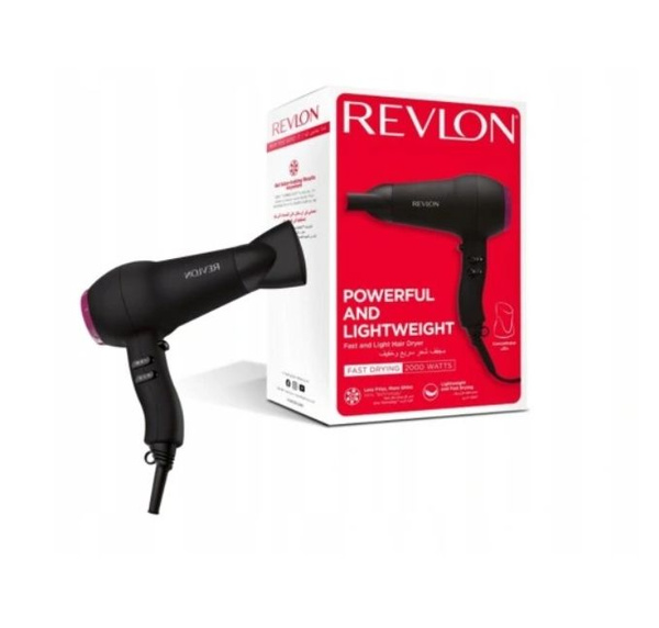 Фен для волос Revlon RVDR5823 2000 Вт, черный - купить по выгодным ...
